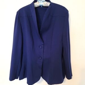 Mary Crafts Blue Blazer Sz 22